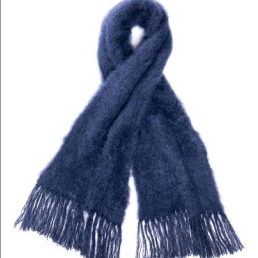 Babymoh! Mohair cuddle scarf in midnight NWT